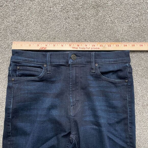 Mother Jeans Adult 29 Blue Dark Wash Dazzler Ankle Mid Rise Stretch Ladies - Picture 13 of 16